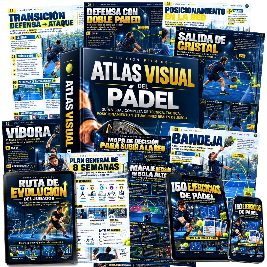 Atlas Visual del Pádel y materiales incluidos