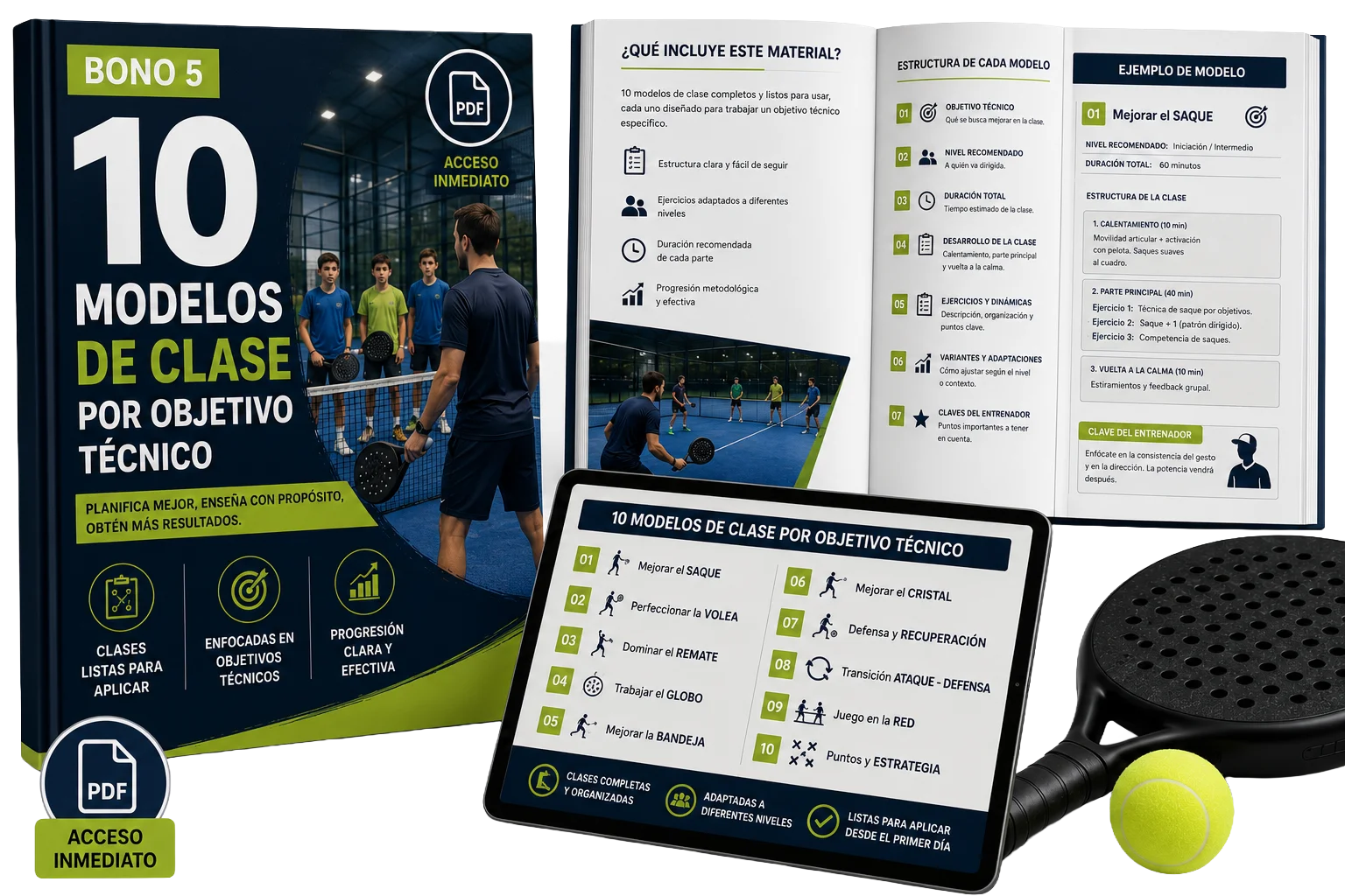 Bono 5 — 10 Modelos de Clase por Objetivo Técnico